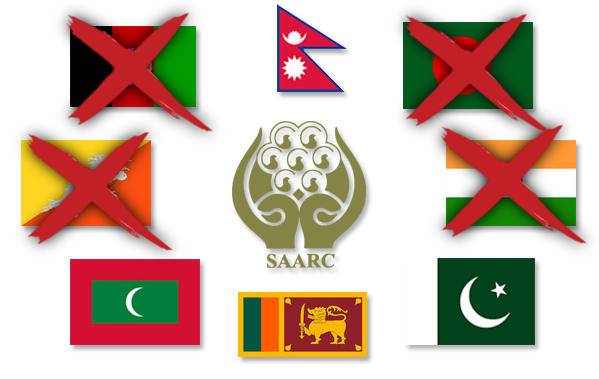 India and three stooges Bangladesh, Afghanistan, and Bhutan, chicken out of SAARC Summit