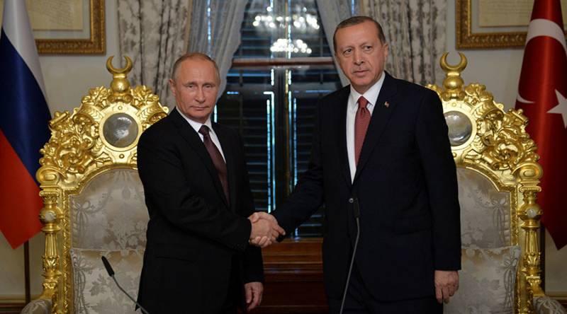 Erdogan joins Putin to go against USA on Syrian war