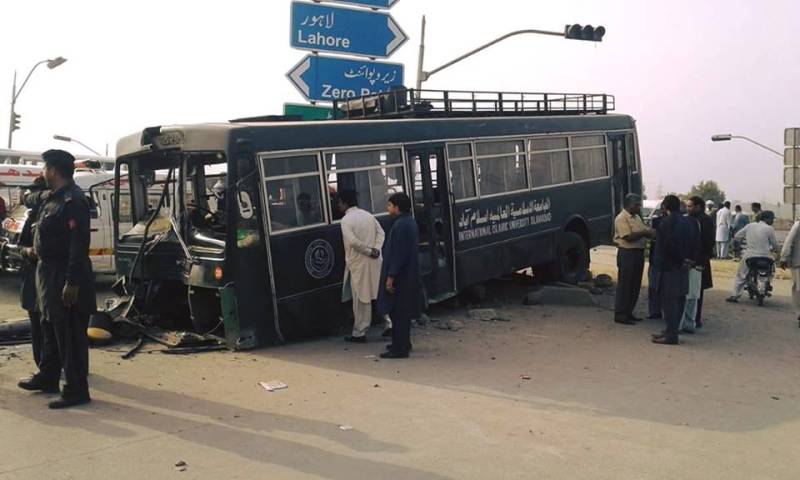 1 killed, 20 IIU students injured in Islamabad bus accident