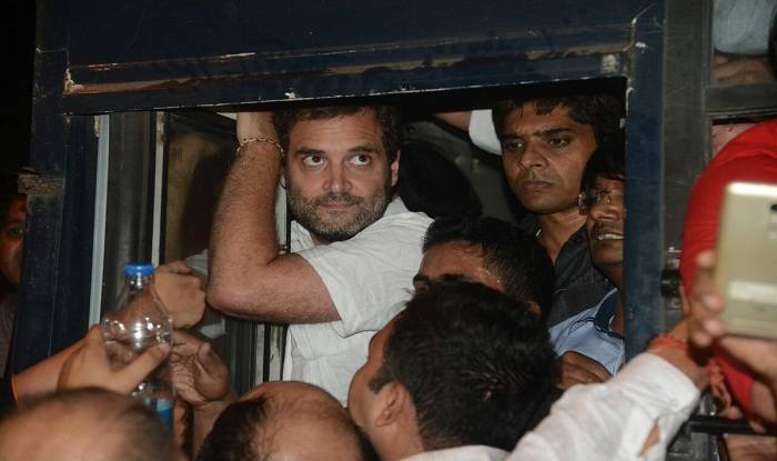 Rahul Gandhi detained for third time