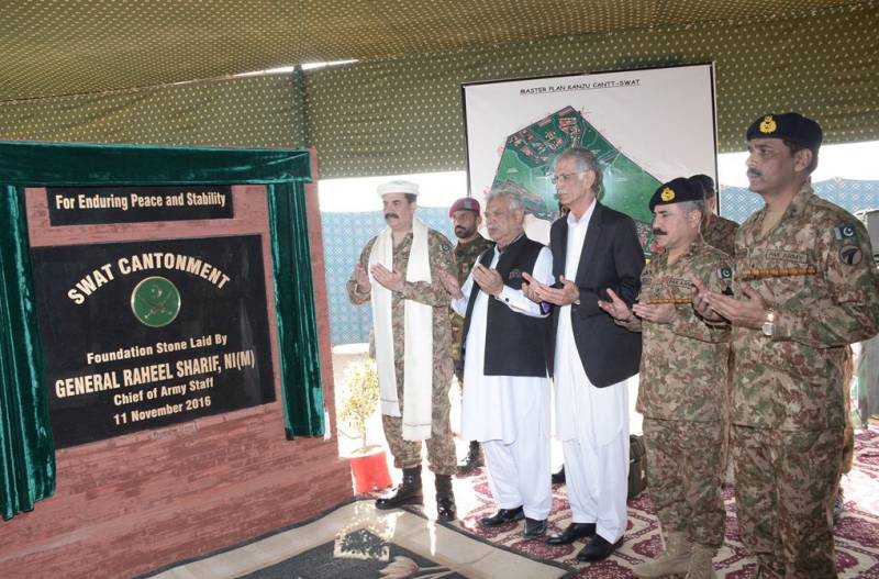 Gen Raheel affirms Army's role in bringing peace across Swat