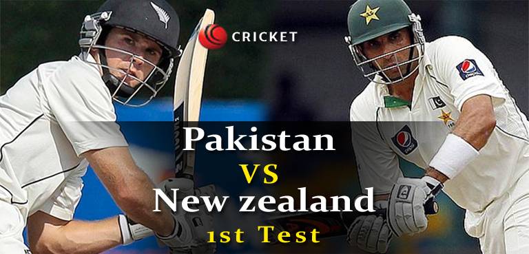 Pakistan vs New Zealand 1st Test on Thursday