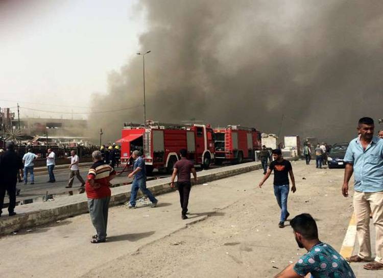 12 killed in suicide car bomb in Baghdad