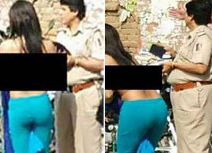 Video: Delhi 'girl' gets naked to protest against long wait outside ATM
