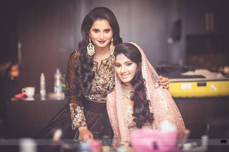 Anum Mirza, sister of Sania Mirza had her 'Sangeet' recently, & we have the pictures!