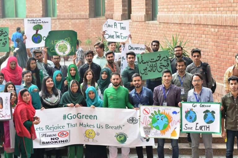 UCP organizes “Go Green” activity to raise awareness about environment