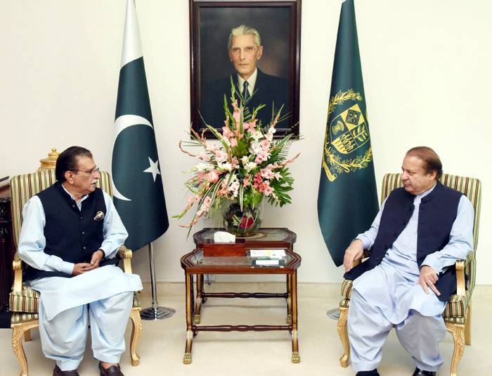 AJK prime minister calls on PM Nawaz Sharif
