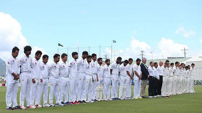 Pakistan, Cricket Australia XI teams observe minute of silence for PIA crash victims