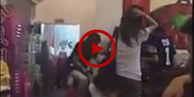 Right or wrong? Man beats up a group of women for ganging up on a girl