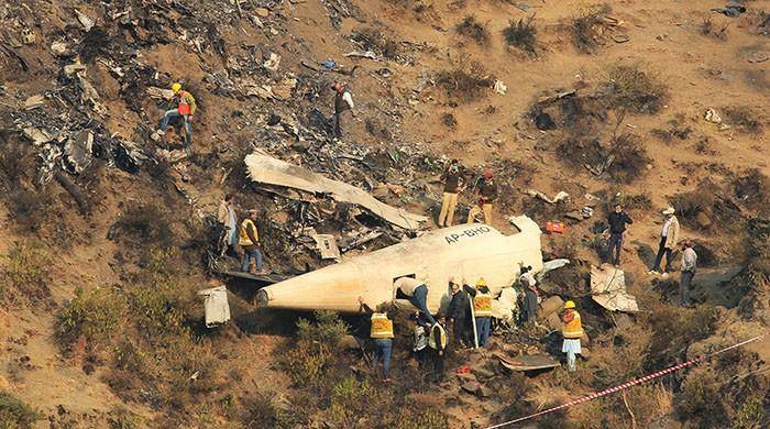 French investigation team visits plane crash site