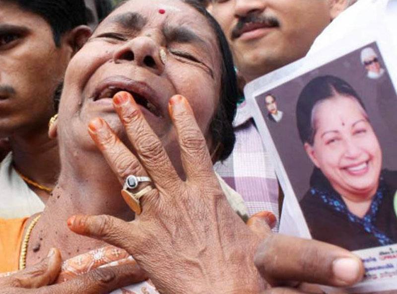 597 Indians, unable to bear Jayalalithaa’s death, died across Tamil Nadu