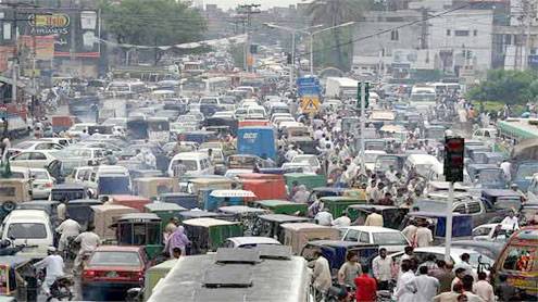An analysis of the causes of claustrophobic traffic in Lahore