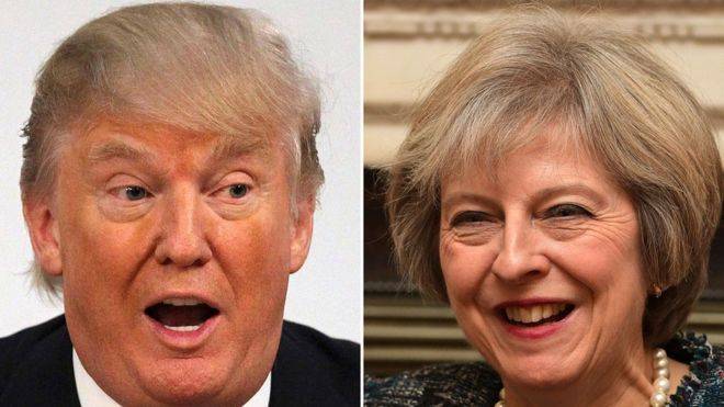 Trump to meet British PM May in first meeting with foreign leader