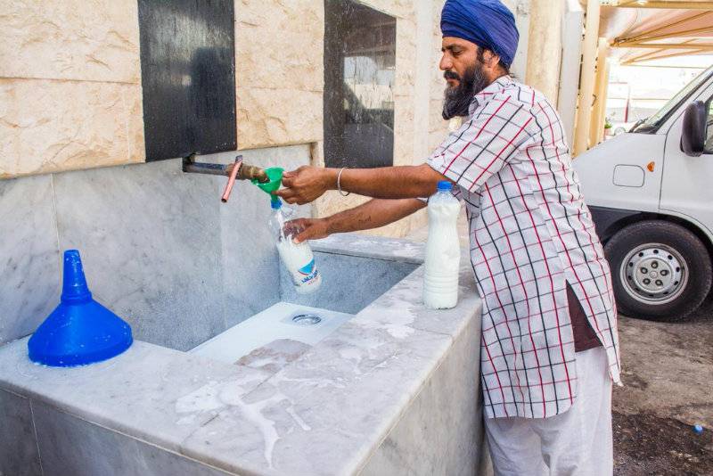 This tap is serving FREE buttermilk to public for last 40 YEARS