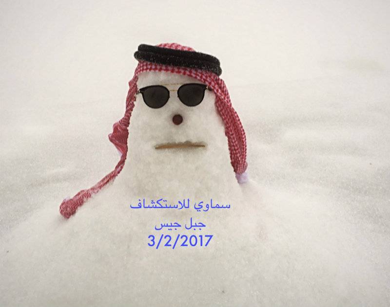 The Snowman of Dubai takes the Internet by storm
