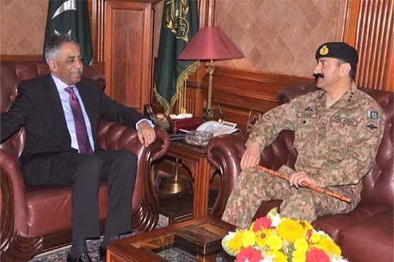 Sindh Governor Muhammad Zubair, Corps Commander Let Gen Shahid Baig pledge to continue Karachi operation till its logical end