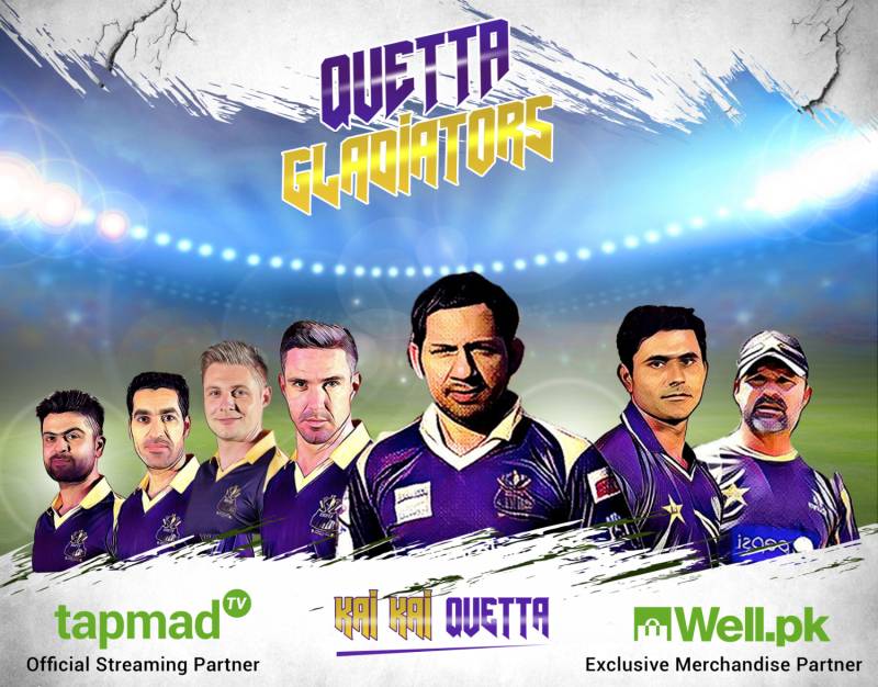 Quetta Gladiators partners with Well.pk, Tapmad TV