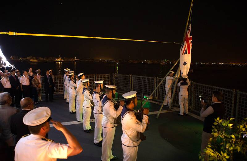 Australian navy ship arrive in Karachi for exercise