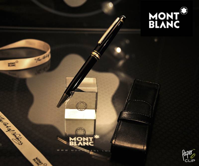 'Identifying the Originality' with MontBlanc: Now available at Paper Clip, Lahore