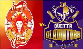 PSL 2017, 17th Match: Islamabad United defeat Gladiators by 1 run in nail-biting encounter