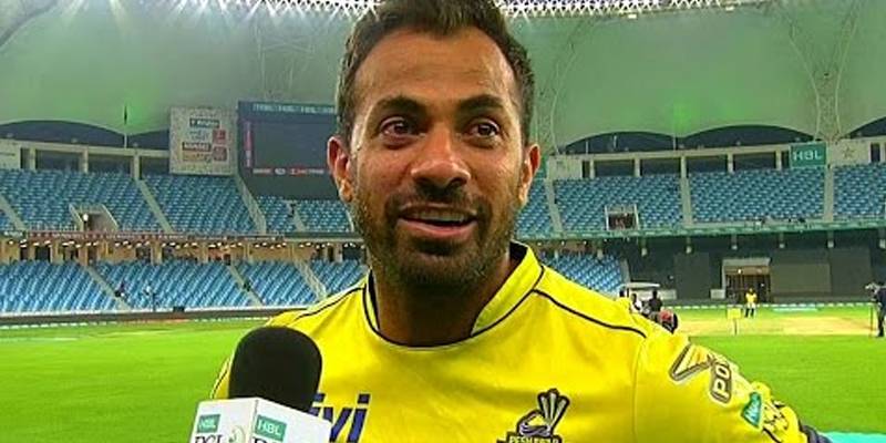 Wahab Riaz bursts into tears as he recalls his father after victory over Kings (see video)