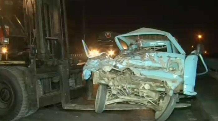 Five killed in Karachi road accident