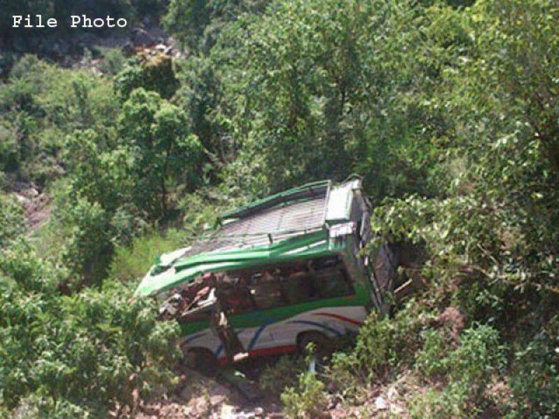 11 killed as bus falls into deep gorge in Chitral