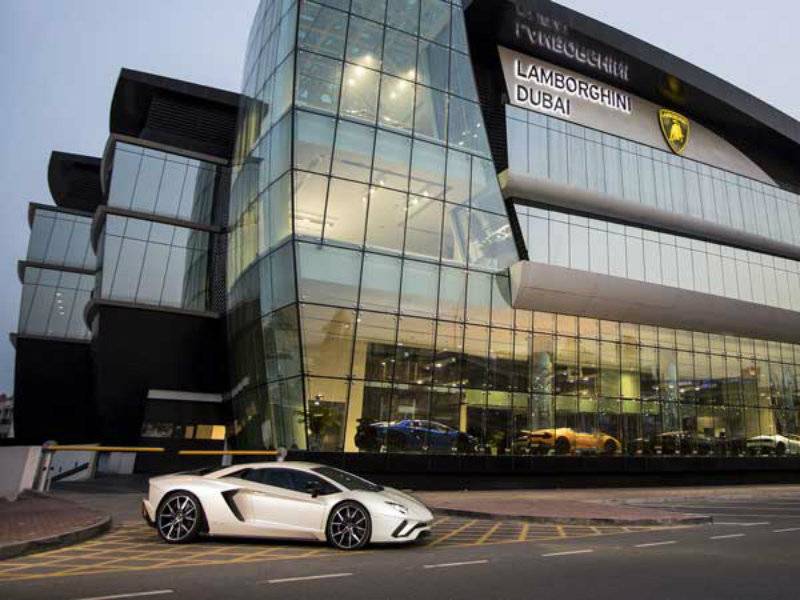 World’s largest Lamborghini showroom opens in Dubai