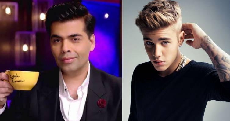Karan Johar wants to have Koffee with Justin Bieber!