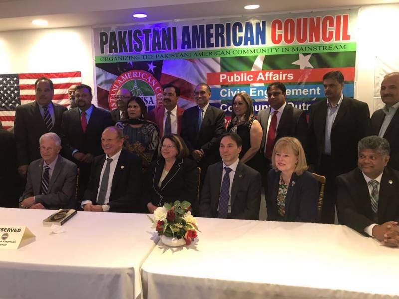 Ambassador Aizaz Ahmad Chaudhry addresses Pakistani diaspora in New Jersey