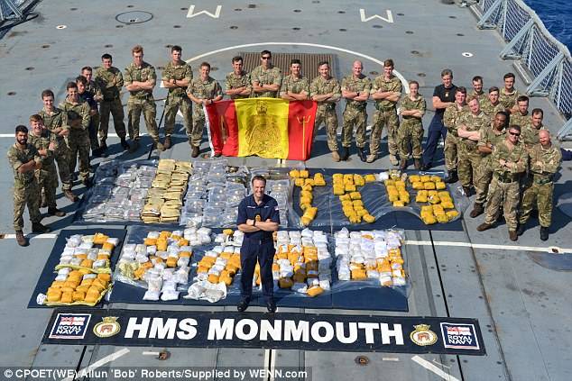 Royal Navy seizes huge cache of cannabis, heroin from Indian fishing boat