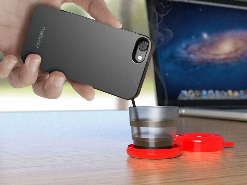 This smartphone case also serves COFFEE
