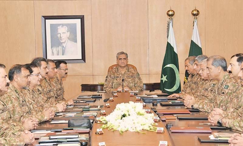GHQ huddle stresses Afghanistan to introspect instead of blaming Pakistan