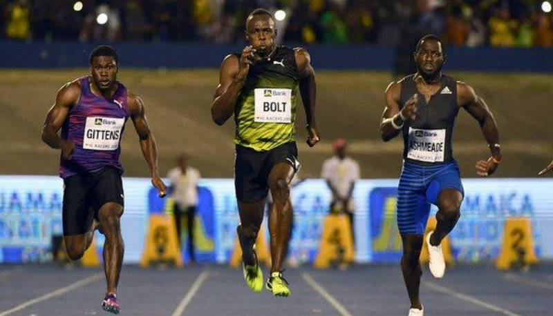 'Salute a Legend': Usain Bolt wins final 100m race in Jamaica before bidding farewell