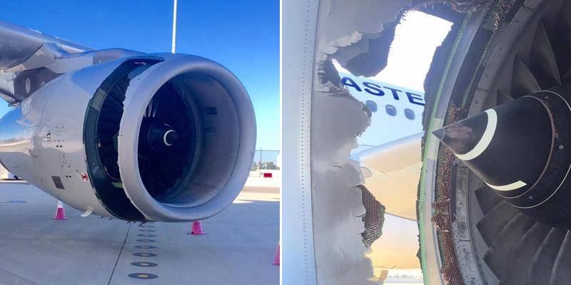 China's plane lands at Sydney airport with hole in engine
