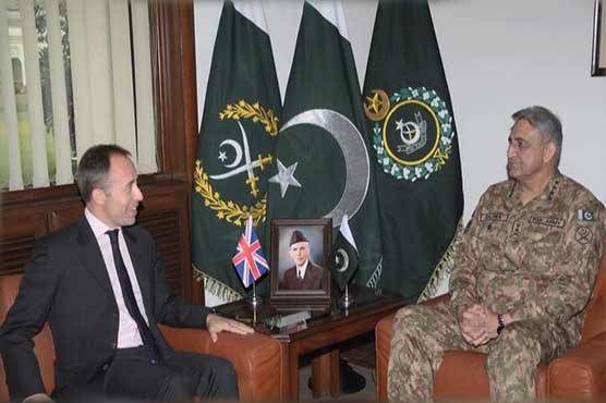 COAS Gen Bajwa, British High Commissioner discuss regional security