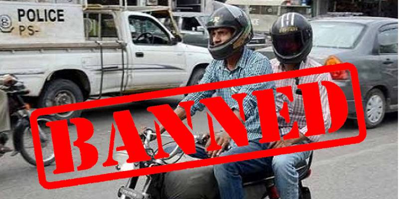 Pillion riding, use of heli-cams banned in Karachi, Hyderabad for Youm-e-Ali