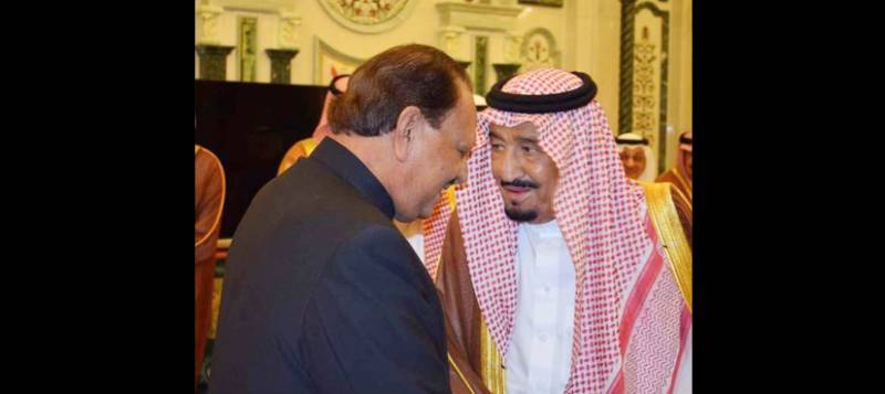 President Mamnoon meets King Salman in Makkah