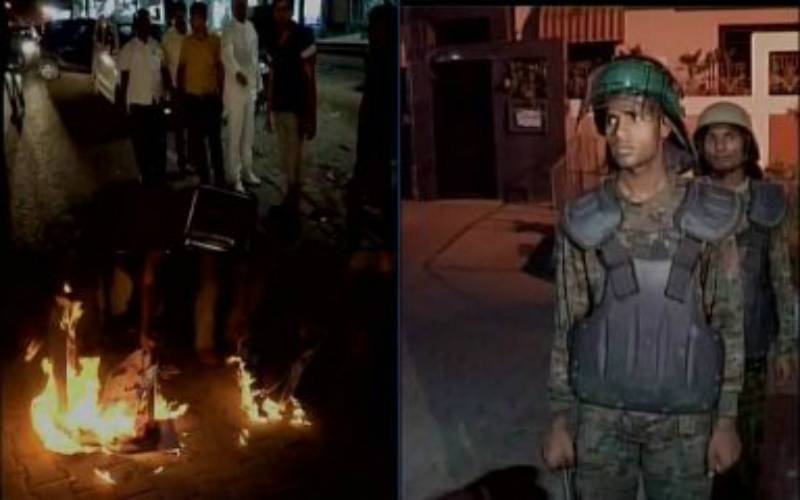 Security deployed outside Dhoni’s home as enraged protesters resort to vandalism after India's loss
