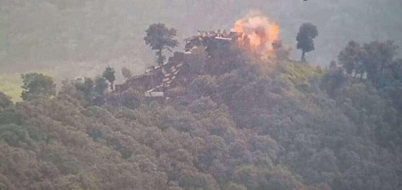 ISPR releases video showing destruction of Indian posts firing on civilians along LoC