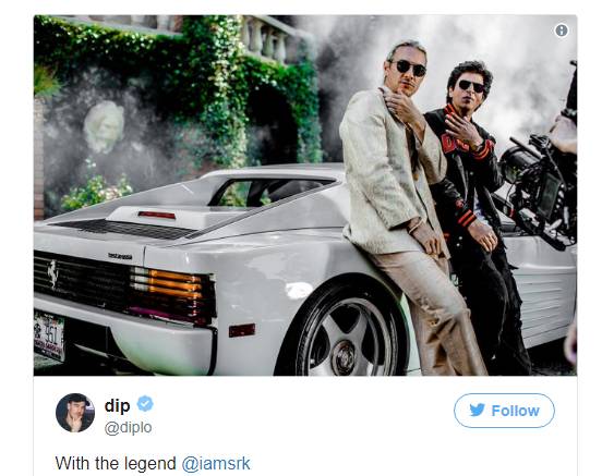 Shah Rukh Khan to be seen with DJ DIPLO!