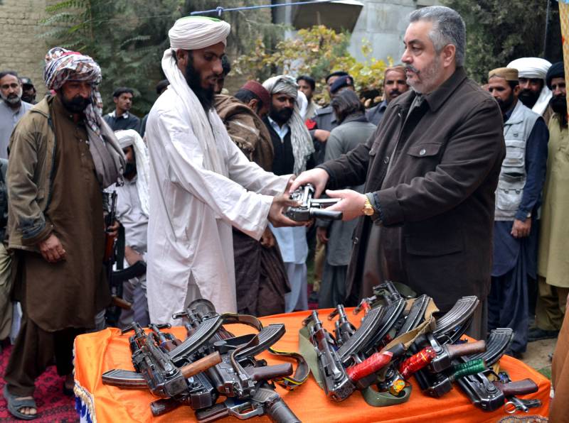 BLA commander, 21 other militants surrender in Quetta