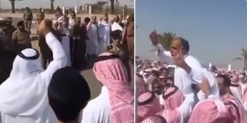 Man pardons his son's killer minutes before execution in Saudi Arabia (watch video)