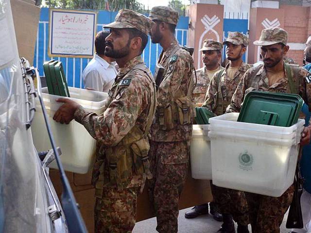 Army troops to be deployed at polling stations in NA-120 by-polls