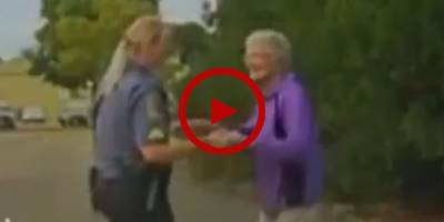 Austin police officer join 92 year old woman dancing on road