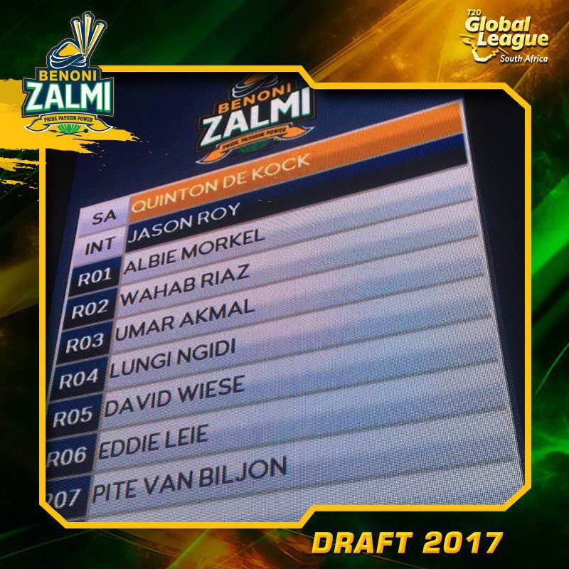 Benoni Zalmi signs Umar Akmal, Wahab Riaz for Global T20 League