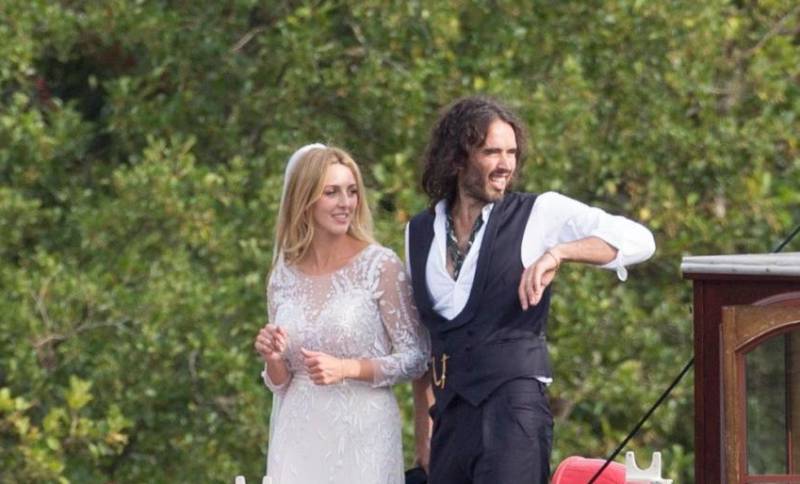 Russell Brand has gotten married to Laura Gallacher, & the world is dancing