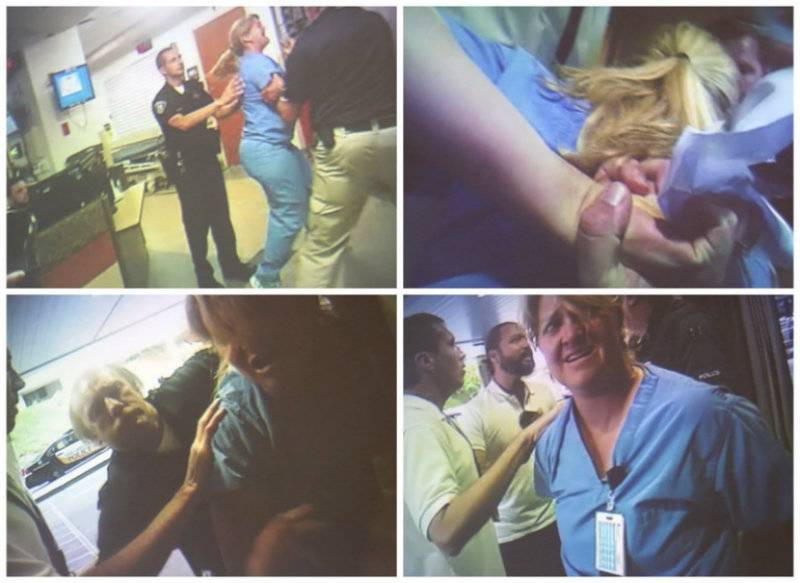 US detective arrests nurse for refusing to give patient's blood - without a warrant