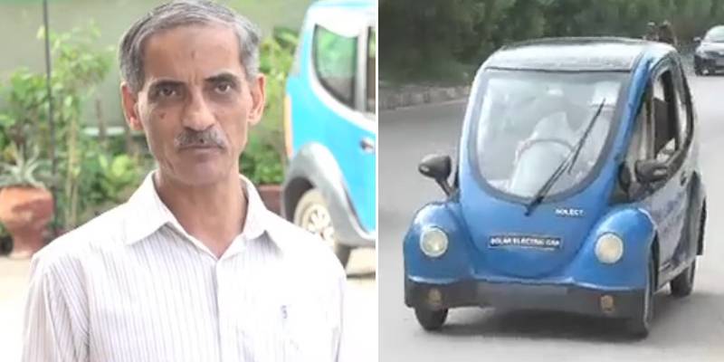 Karachi-based professor manufactures solar-powered car