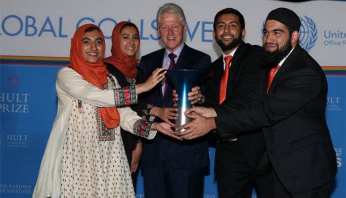 Pakistani-American students win $1 million Hult Prize for 'Roshni Rides' startup